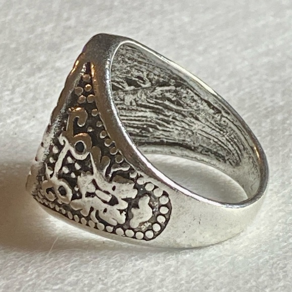Vintage Handmade SilverPlated Ring! 9 1/2 - Picture 5 of 9